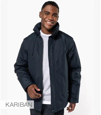 Kariban Kariban Factory Zip Off Sleeve Jacket in NV/NV