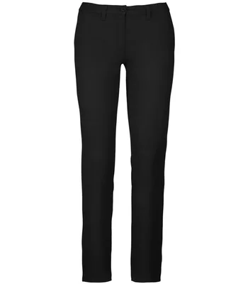 Kariban Kariban Ladies Chino Trousers in BLK