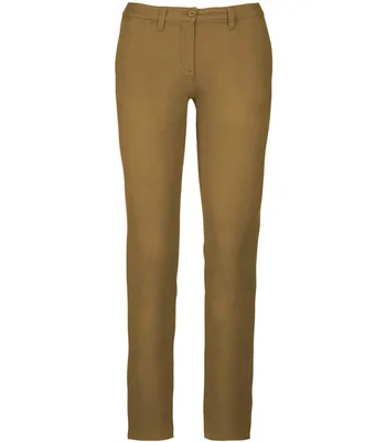 Kariban Kariban Ladies Chino Trousers in CAM