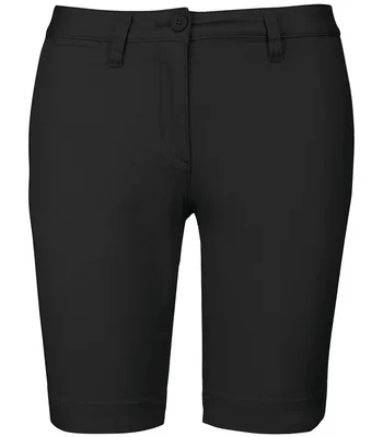 Kariban Kariban Ladies Chino Bermuda Shorts in BLK