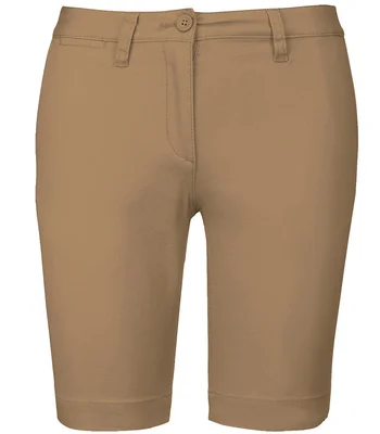 Kariban Kariban Ladies Chino Bermuda Shorts in CAM