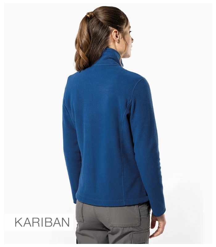 Kariban Kariban Ladies Maureen Micro Fleece Jacket in BLK