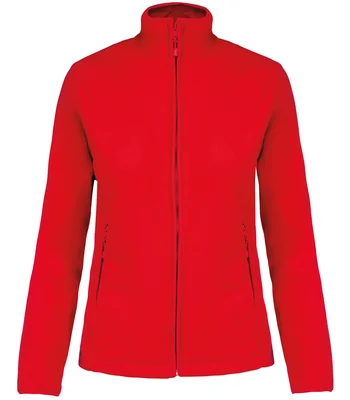 Kariban Kariban Ladies Maureen Micro Fleece Jacket in RED