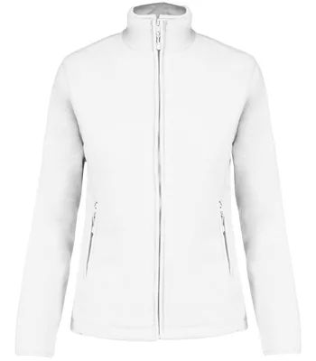 Kariban Kariban Ladies Maureen Micro Fleece Jacket in WHI