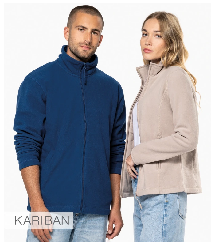 Kariban Kariban Falco Micro Fleece Jacket in BLK