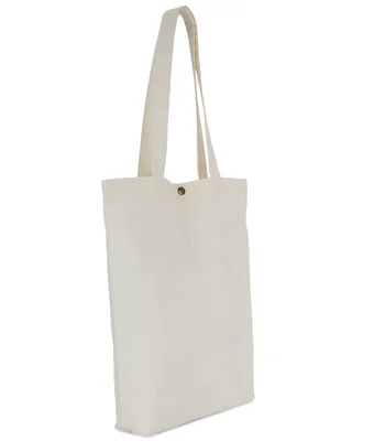 Kimood Kimood Washed Cotton Tote Bag in Washed Ivory
