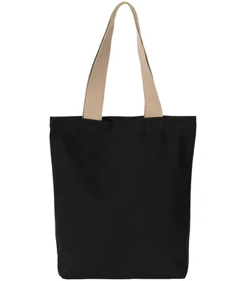 Kimood Kimood Recycled Flat-Bottom Shopping Bag in BL/HM