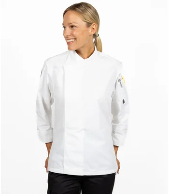 Le Chef Le Chef Long Sleeve Academy Tunic in White