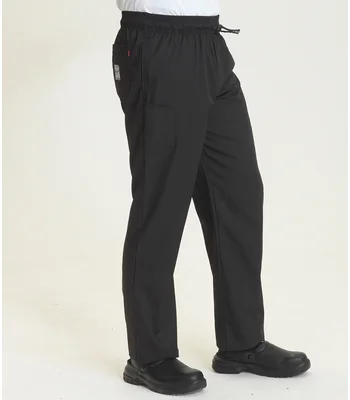 Le Chef Le Chef Professional Trousers in Black
