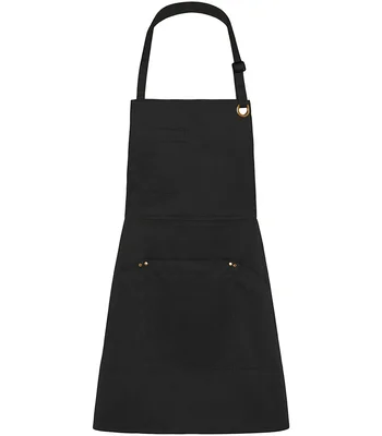 Le Chef Le Chef Utility Bib Apron in Black
