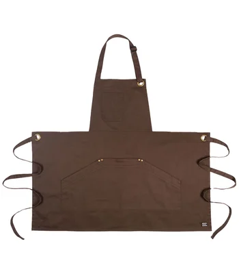 Le Chef Le Chef Utility Bib Apron in Peat
