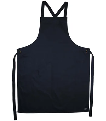 Le Chef Le Chef Crossover Bib Apron in Black