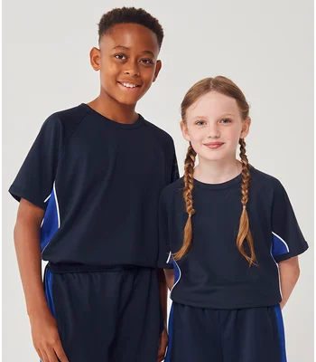 Finden + Hales Finden + Hales Kids Performance Team T-Shirt in Navy