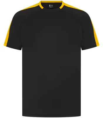 Finden + Hales Finden + Hales Unisex Team T-Shirt in BK/GO