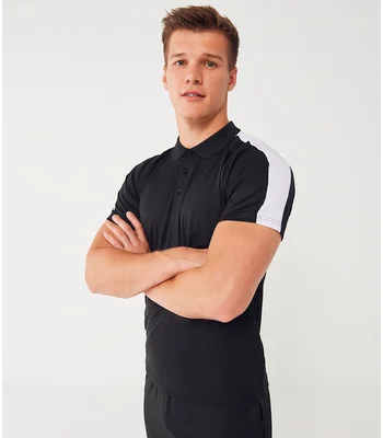 Finden + Hales Finden + Hales Team Polo Shirt in Black/Black