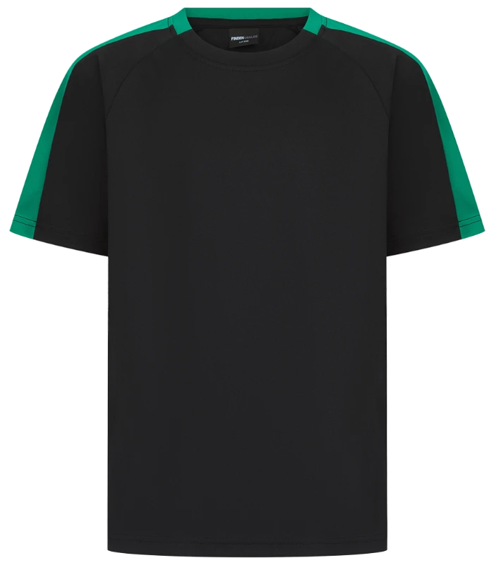Finden + Hales Finden + Hales Kids Team T-Shirt in Black/Emerald