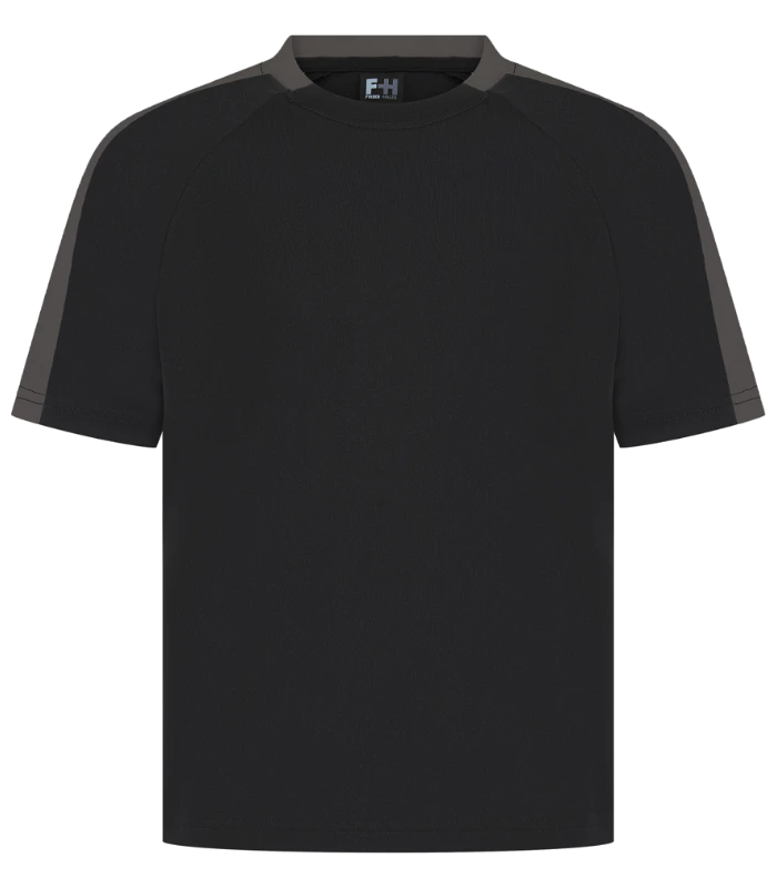 Finden + Hales Finden + Hales Kids Team T-Shirt in Black/Gunmetal