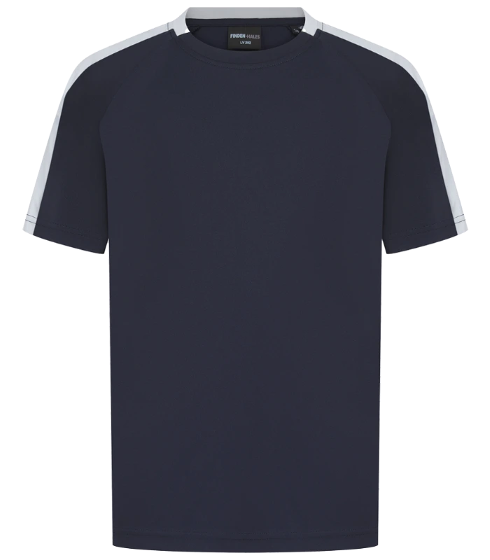 Finden + Hales Finden + Hales Kids Team T-Shirt in Navy/White