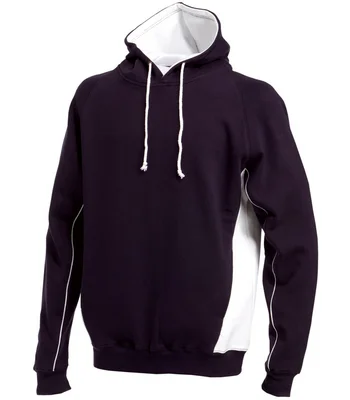 Finden + Hales Finden + Hales Contrast Hooded Sweatshirt in BK/RD