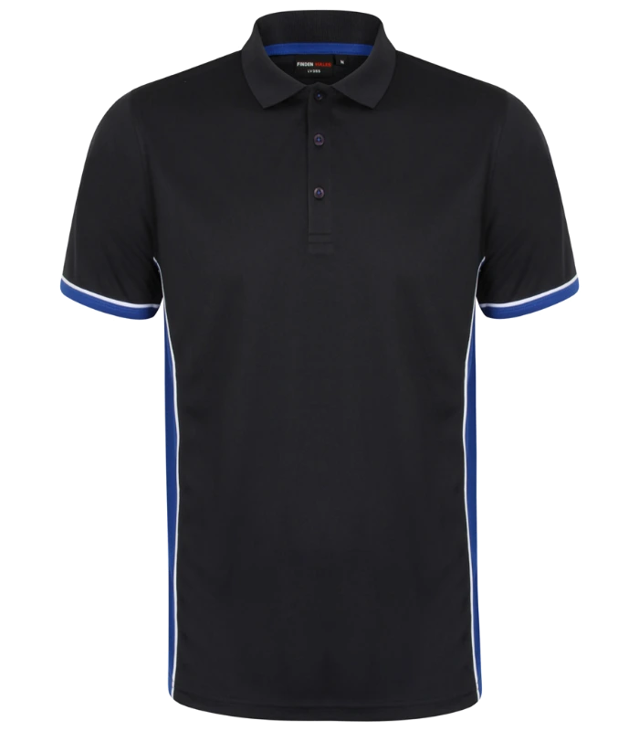 Finden + Hales Finden + Hales Contrast Panel Polo Shirt in NV/RY