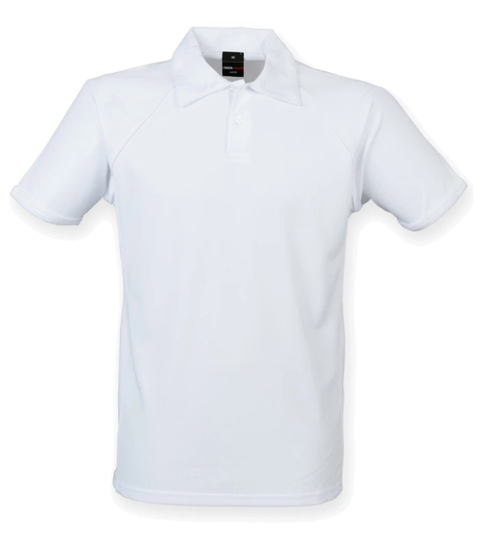 Finden + Hales Finden + Hales Performance Piped Polo Shirt in WH/WH