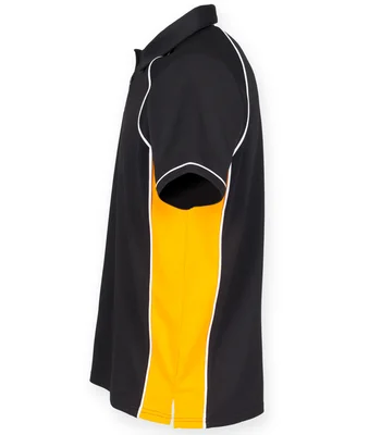 Finden + Hales Finden + Hales Performance Piped Polo Shirt in BK/BK