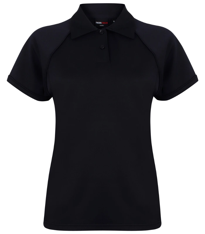 Finden + Hales Finden + Hales Ladies Performance Piped Polo Shirt in NV/NV