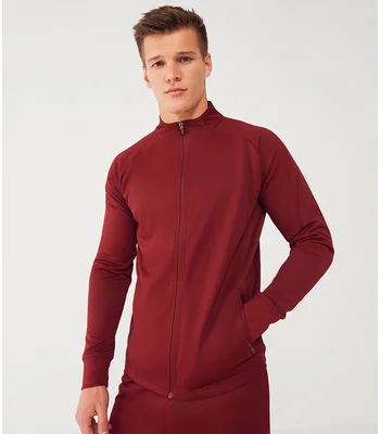 Finden + Hales Finden + Hales Knitted Tracksuit Top in BK/BK