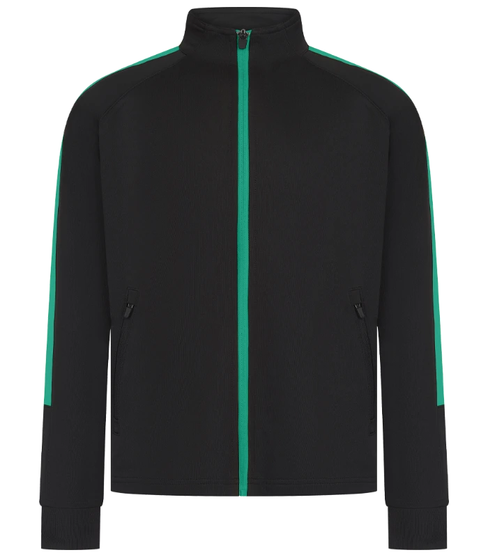 Finden + Hales Finden + Hales Kids Knitted Tracksuit Top in Black/Emerald