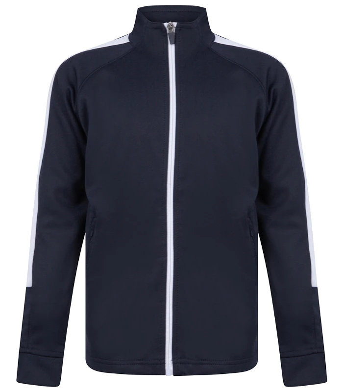 Finden + Hales Finden + Hales Kids Knitted Tracksuit Top in Navy/White