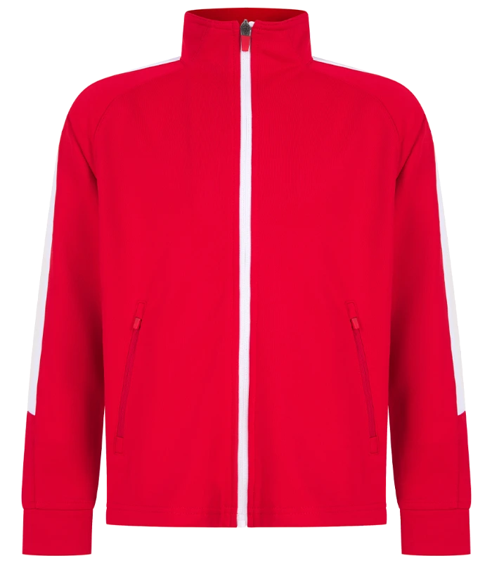 Finden + Hales Finden + Hales Kids Knitted Tracksuit Top in Red/White