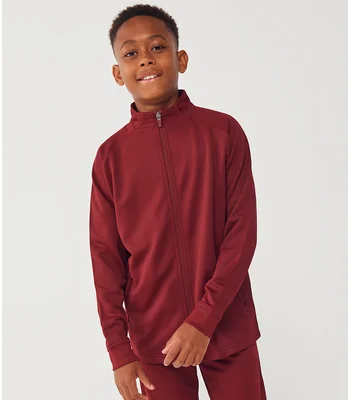 Finden + Hales Finden + Hales Kids Knitted Tracksuit Top in Black/Emerald