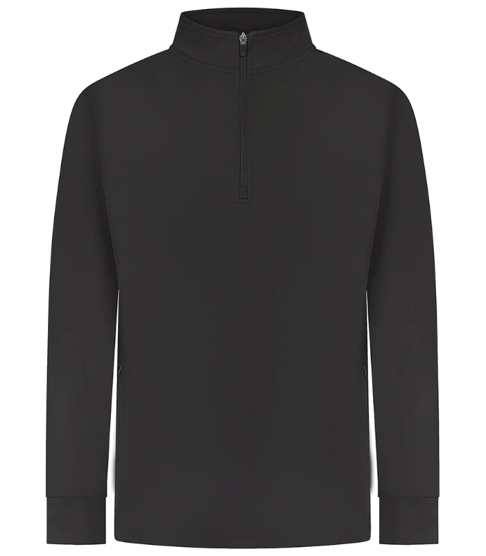 Finden + Hales Finden + Hales 1/4 Zip Tracksuit Top in BLK