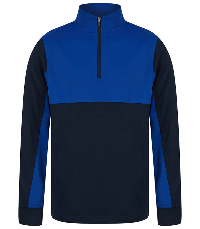 Finden + Hales Finden + Hales Kids 1/4 Zip Tracksuit Top in Navy/Royal Blue