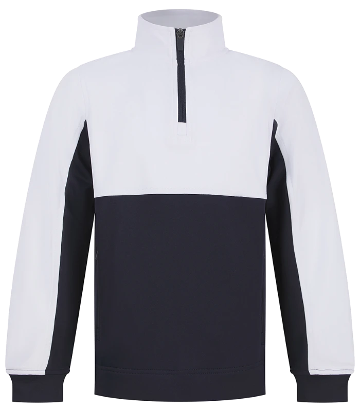 Finden + Hales Finden + Hales Kids 1/4 Zip Tracksuit Top in Navy/White