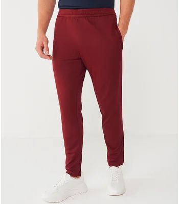 Finden + Hales Finden + Hales Knitted Tracksuit Pants in Burgundy/Burgundy