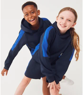 Finden + Hales Finden + Hales Kids Knitted Shorts in Navy/White