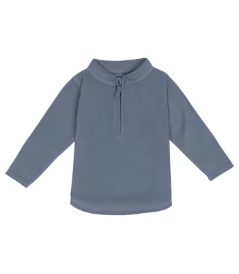 Larkwood Larkwood 1/2 Zip Lightweight Fleece in Stone Blue