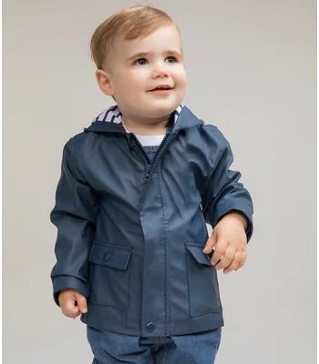 Larkwood Larkwood Baby/Toddler Rain Jacket in NAV