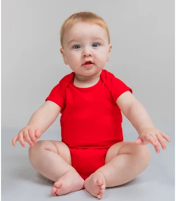 Larkwood Larkwood Essential Short Sleeve Baby Bodysuit in ROY