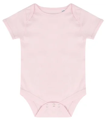 Larkwood Larkwood Essential Short Sleeve Baby Bodysuit in PPN