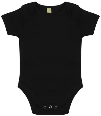 Larkwood Larkwood Short Sleeve Baby Bodysuit in BLK