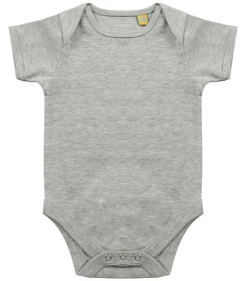 Larkwood Larkwood Short Sleeve Baby Bodysuit in HEA