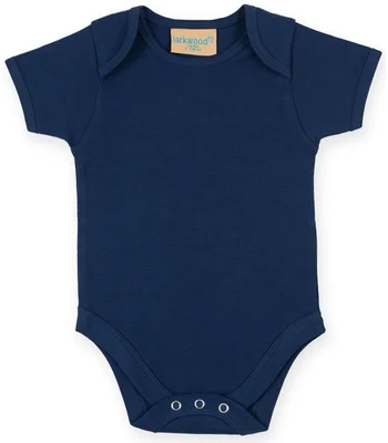 Larkwood Larkwood Short Sleeve Baby Bodysuit in NAV