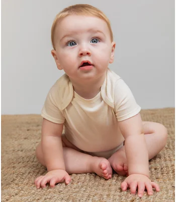 Larkwood Larkwood Organic Baby Bodysuit in NAT