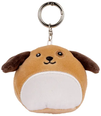 Mumbles Mumbles Character Key Ring in Light Brown Dog