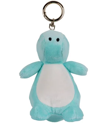 Mumbles Mumbles Character Key Ring in Turquoise Dinosaur