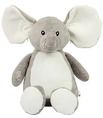 Mumbles Mumbles Zippie Elephant in Grey