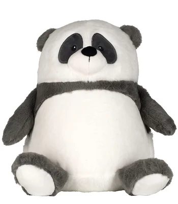 Mumbles Mumbles Zippie Panda in Grey/White