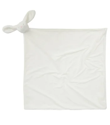 Mumbles Mumbles Animal Blanket in White Bunny